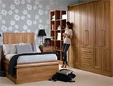 Tuscany Medium Walnut Fitted Bedroom